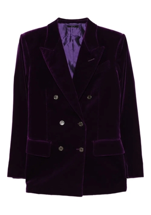 TOM FORD double-breasted blazer - Purple