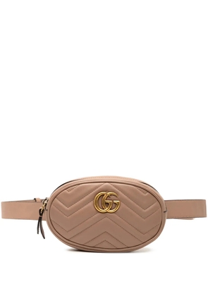 Gucci Pre-Owned 2016-2025 GG Marmont Matelasse Leather belt bag - Brown
