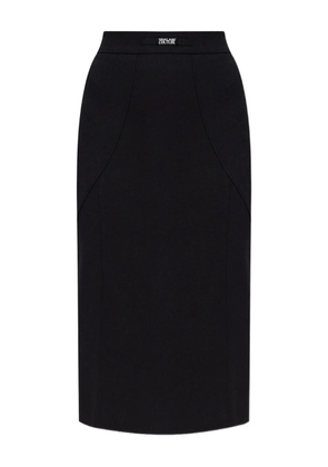Versace Jeans Couture waistband-detail pencil skirt - Black