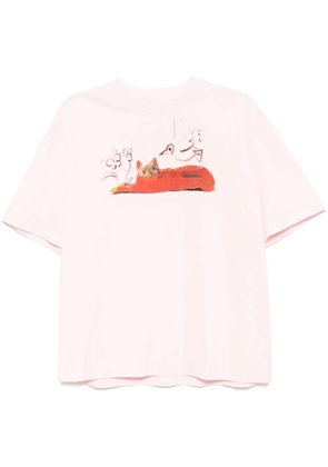 JNBY graphic-print T-shirt - Pink