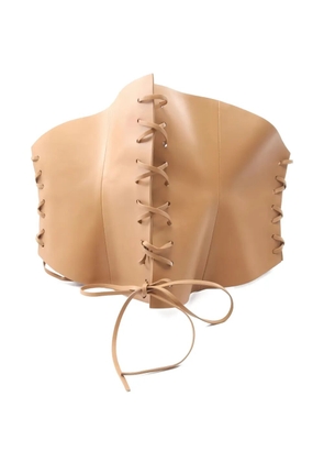 Christian Dior Pre-Owned 2020s D-Lace Corset belt - Neutrals