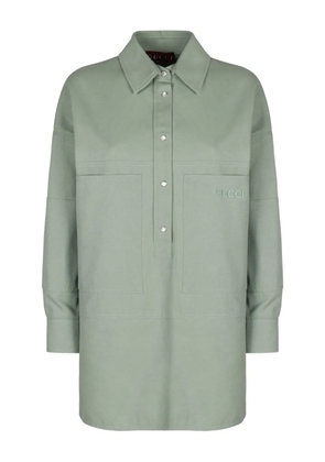 Gucci cotton overshirt - Green