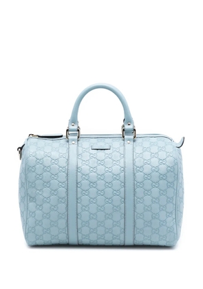 Gucci Pre-Owned 2016-2025 Guccissima Joy boston bag - Blue