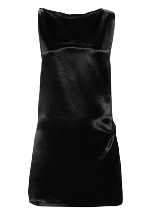 Jean Paul Gaultier Corset Lacing satin minidress - Black