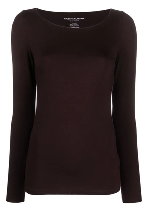 Majestic Filatures long-sleeved jersey T-shirt - Purple