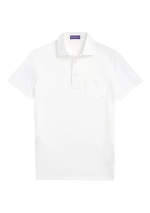 Ralph Lauren Purple Label piqué polo shirt - White