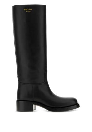 Prada leather boots - Black