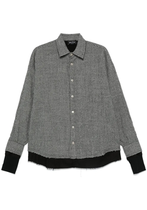 Andrea Ya'aqov double-layer shirt - Black