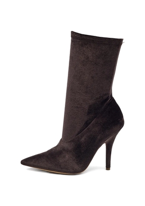 adidas Yeezy velvet boots - Brown