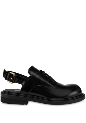Moschino buckle-fastening oxford shoes - Black