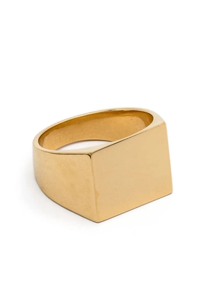 Wouters & Hendrix Square signet ring - Gold