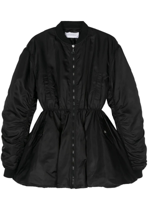 Viktor & Rolf padded flared bomber jacket - Black
