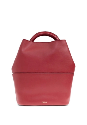 Furla Sfera leather bucket bag - Red