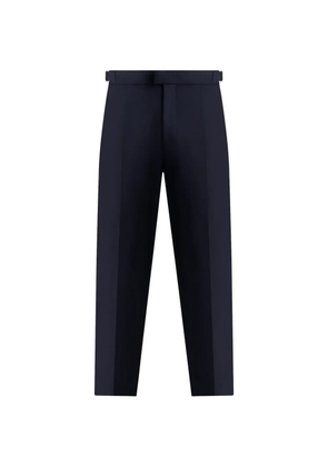 Manière De Voir Hubert pleat slim tailored trousers - Blue
