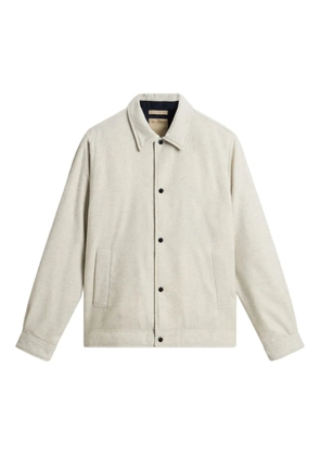 Woolrich wool buttoned shirt jacket - Neutrals