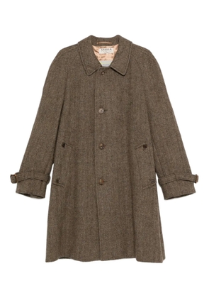 A.N.G.E.L.O. Vintage Cult 1990s herringbone coat - Brown