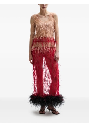 Atu Body Couture Happy feathered dress