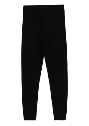 Label Under Construction elasticated waist trousers - Black