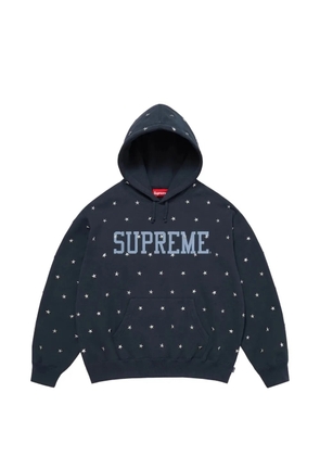 Supreme stars studded hoodie - Blue