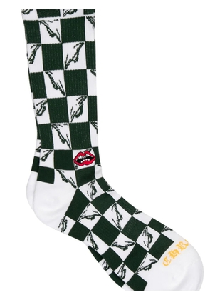 Chrome Hearts 99 Eyes socks - Green