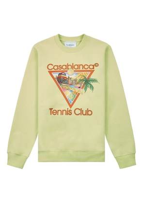 Casablanca tennis club sweatshirt - Green