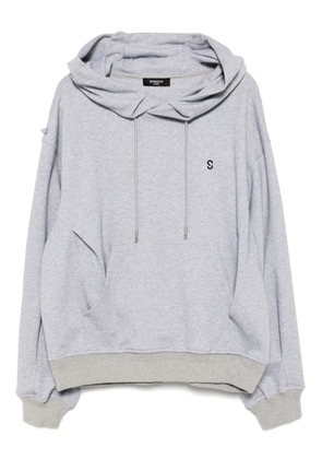 SONGZIO Slant Fold hoodie - Grey