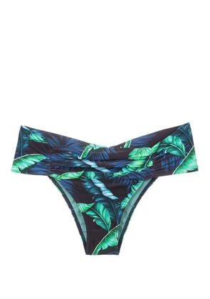 Lygia & Nanny Jasper leaf-print bikini bottoms - Blue