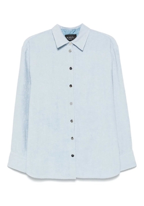 A.M.G. cotton shirt - Blue