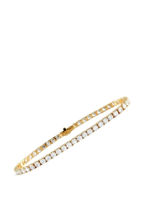 LB Exclusive round-cut diamond tennis bracelet - Gold