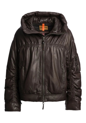 Parajumpers Gracia leather jacket - Brown