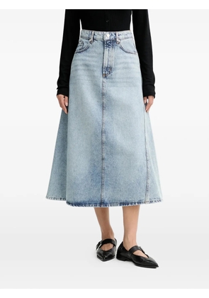 Marc O'Polo A-line panelled skirt - Blue