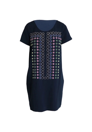Diane Von Furstenberg Vintage Owen beaded shift dress - Blue