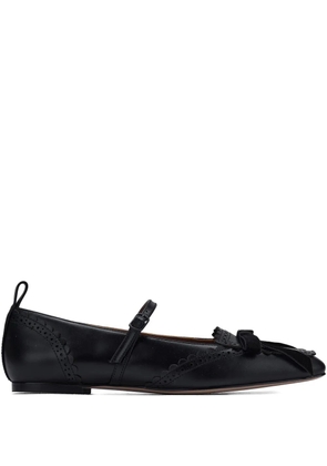 SHUSHU/TONG bow-detail ballet flats - Black