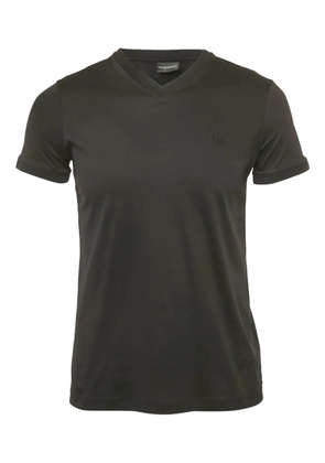 Emporio Armani Pre-Owned jersey V-neck T-shirt - Black