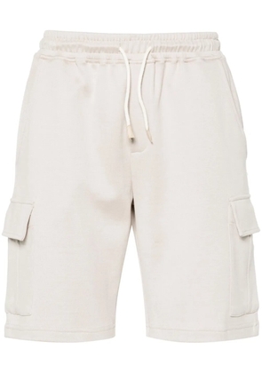 Eleventy cargo track shorts - Neutrals