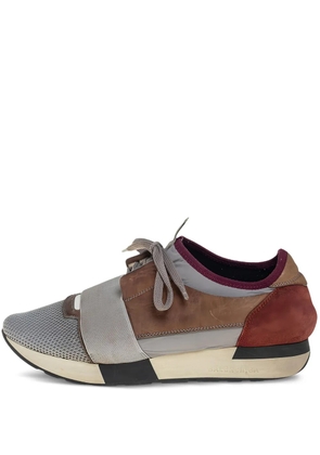 Balenciaga Pre-Owned mixed-material athletic sneakers - Grey