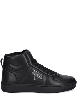 GUESS USA Venice logo lace-up high-top sneakers - Black