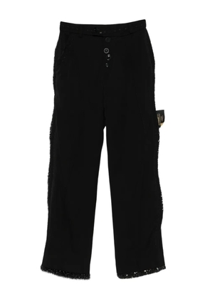 Undercover glitter-embellished trousers - Black