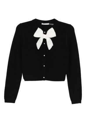 alice + olivia Dollie cardigan - Black