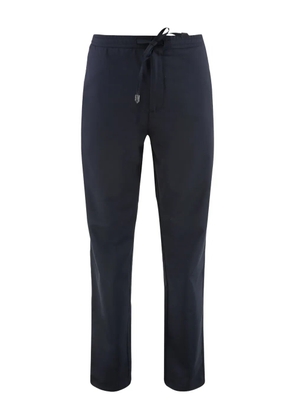 Canali drawstring wool trousers - Blue