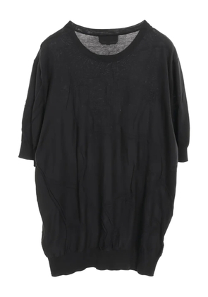 Hermès Pre-Owned 2010 short sleeve wool knitwear - Black