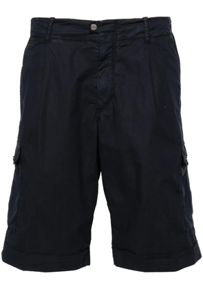 Herno straight-leg cotton cargo shorts - Blue