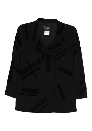 CHANEL Pre-Owned 1998 wool suit - Black