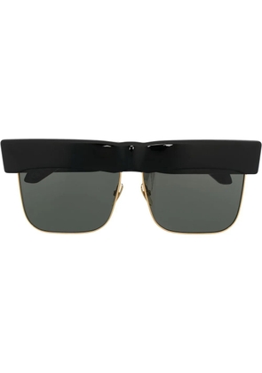 Linda Farrow Rosalie square-frame sunglasses - Black