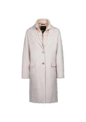 Moorer Cassie layered coat - Neutrals