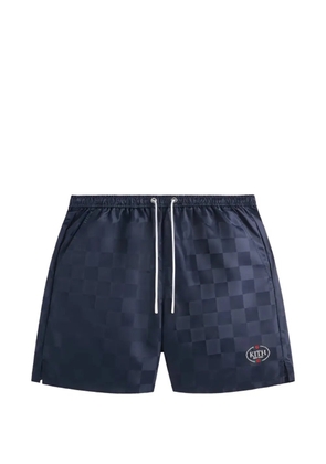 KITH checkered running shorts - Blue