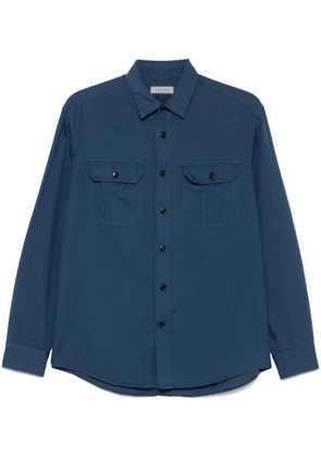 Canali twill shirt - Blue