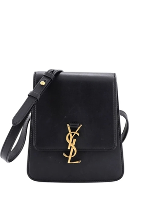 Saint Laurent Pre-Owned Kaia Flap Leather North South satchel - Black