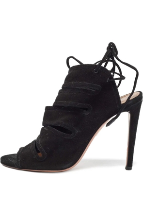 Aquazzura 100mm suede sandals - Black