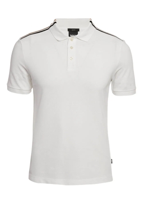 BOSS cotton polo shirt - White